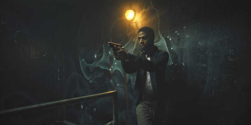 Scott Mescudi as Vassell in Silent Night. Photo Credit: Courtesy of Lionsgate